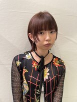 ダブミックス(DaB MIX)&nbsp;ピンクブラウン/姫カット/ブリーチなし/ダブルカラー/透明感