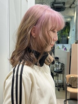 ココ 西葛西南口店(COコ) ピンク×ブラウンルーツカラー