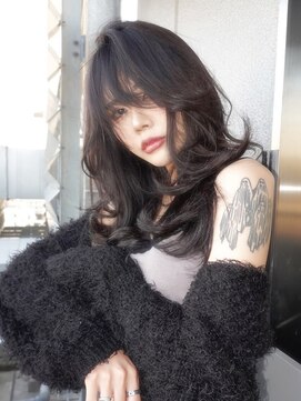 ブロック ジャポン(bloc japon) フェイスレイヤー ミディアムレイヤー くびれヘア/鳥山