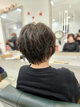 オトナ女性の－10歳を叶えるショートパーマ