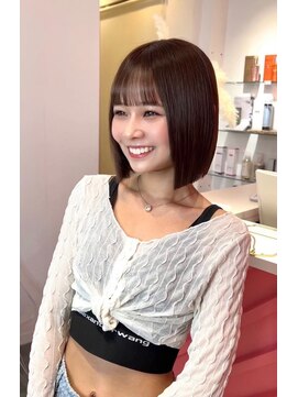 ロンドヴァリー 渋谷店(Lond vallee) あご下2cmストンボブ