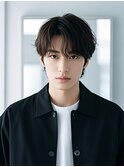 ベリーショートメンズバレイヤージュメンズフェザーショート