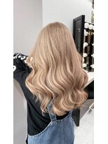 リゲル(rigel)&nbsp;ウルフ/レイヤーカット/ミルクティーベージュ/天使の羽バング