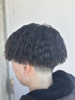 スウェル 稲毛店(Swell)&nbsp;MEN’S HAIR/サーフカール/刈り上げセンターパート/稲毛