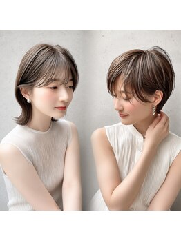 ラカトッカ(LAKA TOCCA)の写真/《家事やお仕事で忙しいあなたに！まとまるショート・ボブ》シルエットにこだわった似合わせショート◇