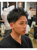 ビジネス/フェード/濡れパン/バーバー/美容室/理容室/博多/眉毛