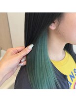アッシュ 北千住店(Ash)&nbsp;【ブリーチ1回】グリーンカラー