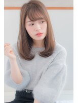 ヘアメイク パッセージノエ 浜田山店(Passage noe)&nbsp;ナチュフェミストレートエレガンスフェアリーミディ