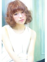 ソア 武蔵小杉(SOAR) 大人かわいい無造作カールとデザインカラー小顔丸みショートボブ