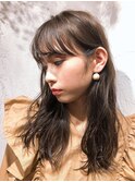 大人かわいいゆるカール愛され髪×ラテカラー