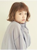 髪質改善/韓国/ボブ/外ハネ/ピンクベージュ【新宿/新宿駅西口】