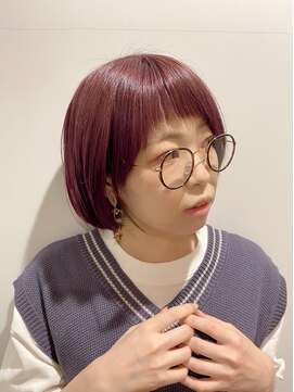 ククー ヘアーアンドメイクアップ(COU COU) アシメミニボブ