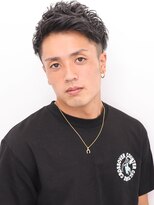 ルックグッドストア(LOOK GOOD STORE) アッシュブラックマッシュパーマウルフ波巻きカルマパーマ 19