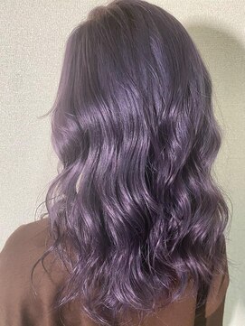 カルフール オハナ せんげん台西口店(Carrefour OHANA) アメジストパープル/アディクシーカラー/コテ巻き/ツヤ感