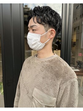 ヘアー アイス ルーチェ(HAIR ICI LUCE) メンズパーマ　パーマスタイル　ニュアンスパーマ　　担当中西