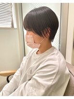 フレーム ヘア ルーム 天王寺駅前店(FRAME hair room)&nbsp;黒髪ナチュラルコンパクトショート