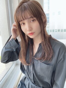 ニースヘアギャラリー 上野御徒町店(Neece hair gallery by across)の写真/縮毛+カット¥9000♪前髪縮毛+カット¥7000♪【御徒町駅2分】くせ毛うねり前髪だけの施術OK！