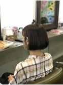 切りっぱなしボブ