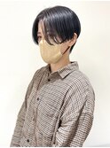 ハンサムショート センターパート