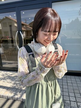 シンス(Since) こだわりの ブラウンカラー シンプル ボブデザイン