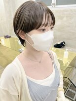 ソーコ 渋谷(SOCO) 大人ショートボブ丸みショートカットマッシュショート前髪あり