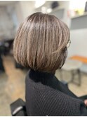 ショートボブ白髪ぼかし30代40代50代60代代官山中目黒恵比寿ボブ