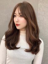 マシェリー バイ ロンド 金山(Ma cherie by Lond)&nbsp;ブリーチなしピンクブラウン/レイヤーカット×エアリーロング