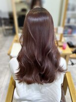 ハピネス 梅田茶屋町店(HAPPINESS)&nbsp;韓国風ブリーチなしダブルカラーピンクピンクカラー