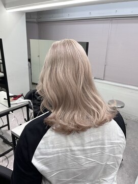 ペレ 渋谷(PELE) 切りっぱなしボブ/エアリーロング/美髪/ピンクブラウン/渋谷