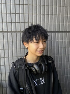 フェイス 石川町 (FACE) ブルーブラックカラー/トーンダウン/ブリーチあり/横浜美容室