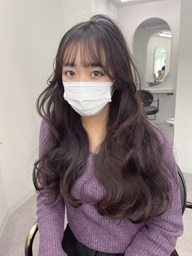 天神美容室 『福岡美容室/ayana』黒染めは使わない地毛風カラー