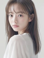 LDKヘアー 大宮(LDK hair)&nbsp;シースルーバング×ナチュラル×耳掛け  20代30代40代 sm05