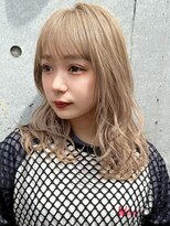 リークフー(Ree cu fuu)&nbsp;10代20代30代/ダブルカラーミルクティーベージュ