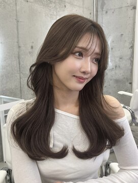 フォンズ(FONS) レイヤーロング/グレージュカラー/透明感カラー/学割