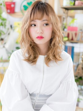 カバーヘア ブリス 川口(COVER HAIR bliss) 羽のような外国人風ふんわりフェザーウェーブc5川口20代30代40代