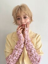 ローレン(LOREN)&nbsp;ミルクティーベージュぷつっとボブケアブリーチ 梅田