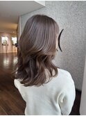セミロングレイヤーカット