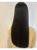 大人の潤う艶髪 髪質改善ストレート 秋の艶カラー