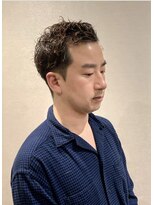 銀座マツナガ 浅草店&nbsp;スパイラルパーマ ツーブロ メンズパーマ メンズカット ビジネス