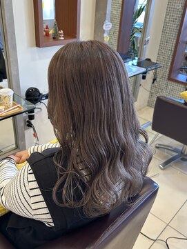 ノット 成田公津の杜(Knot) ハイライト シルバーグレージュ stylistすずか