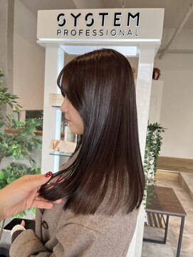 ビフィーノ モーダ 苦楽園店(bifino moda) 透明感たっぷりbrown