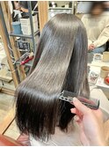 髪質改善/横須賀髪質改善/美髪/ブリーチなしカラー/縮毛矯正