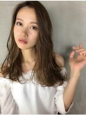 グレージュカラー×ローグラセミロング【登戸髪質改善】