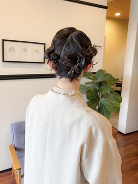 スリーバイザサロン(THREE by the salon) ショートヘアアレンジ