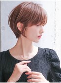 前髪長めショート30代40代50代髪型ショートヘアショートカット