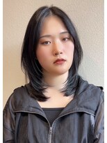 マキュムドオリ 並木通り(MAQUM) 大人顔×ミディアムレイヤー