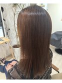 縮毛矯正とトリートメントで手触り抜群/弘前