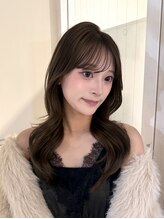 ムージー(moug) olive greige × layer cut