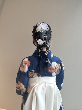 卒業式ヘアセット