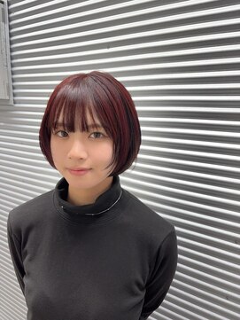 レイヤーボブxアンブレラカラー